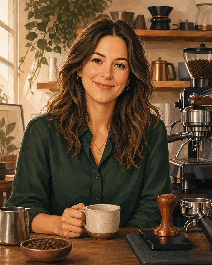 Editorial illustration of Emma Carter