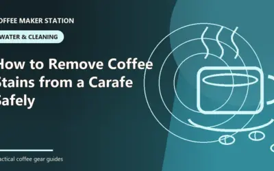 Remove Coffee Stains from Carafe Naturally