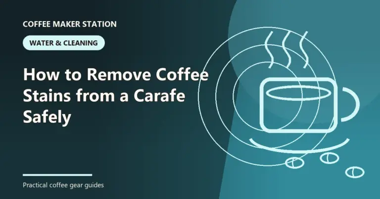 How to Remove Coffee Stains from a Carafe Safely