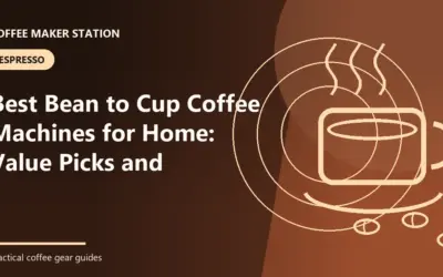 Best Bean to Cup Coffee Machines for Home (2026): Expert Picks for the Right Fit