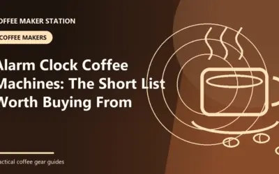 Best Alarm Clock Coffee Machines (2026): Top Picks & Buying Advice