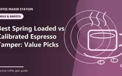 Spring Loaded vs Calibrated Espresso Tamper (2026): Key Differences Explained