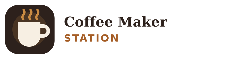 Coffee Maker Station